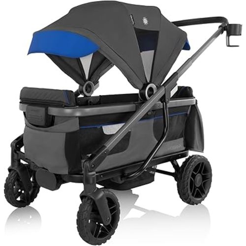 Evenflo Shyft Rideshare All-Terrain Performance Stroller Wagon (Electric Blue)