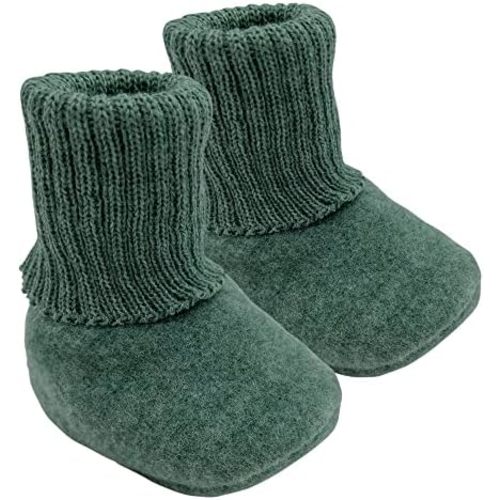 Merino Wool Fleece Baby Socks: Newborn Infant Organic Thermal Booties, 0-12 months