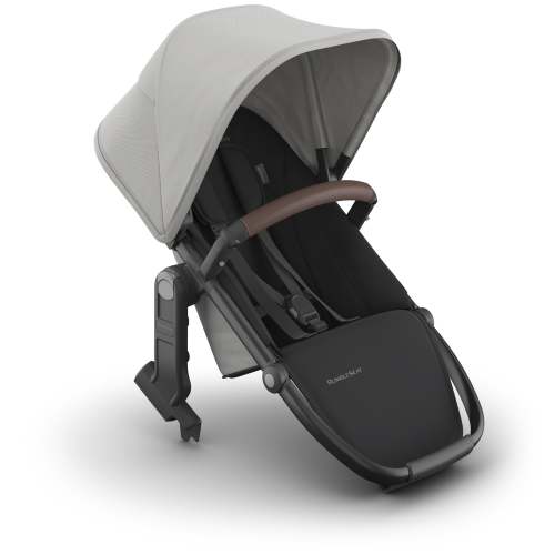 UPPAbaby RumbleSeat V3 - Savannah (Pearl Gray Jacquard / Carbon Frame / Chestnut Leather)