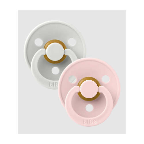 Bibs Pacifier 2 Pack - Vanilla / Blush – Little Josie's