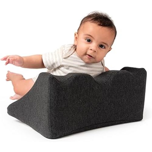 Burplee Nursing Support for Baby - Burp, Gas & Reflux Relief - Tummy Time Prop for Neck and Shoulder Strength Building (0-9 Months)