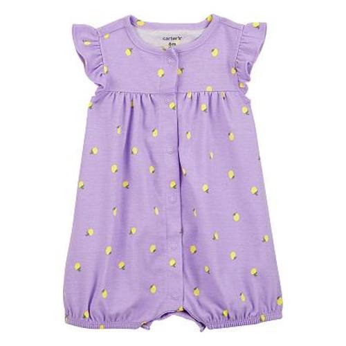 Baby Girl Carter's Lemon Short-Sleeve Romper