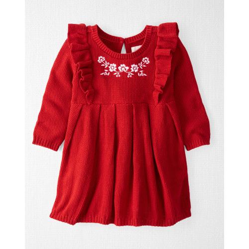 Carter's Little Planet Baby Organic Cotton Sweater Knit Dress