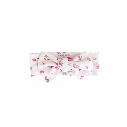 Pennys Posies Bamboo Waffle Knit Large Bow Headwrap