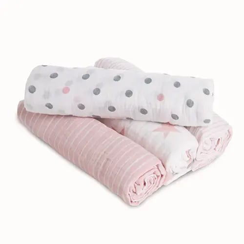 essentials cotton muslin swaddle 4-pack - Doll