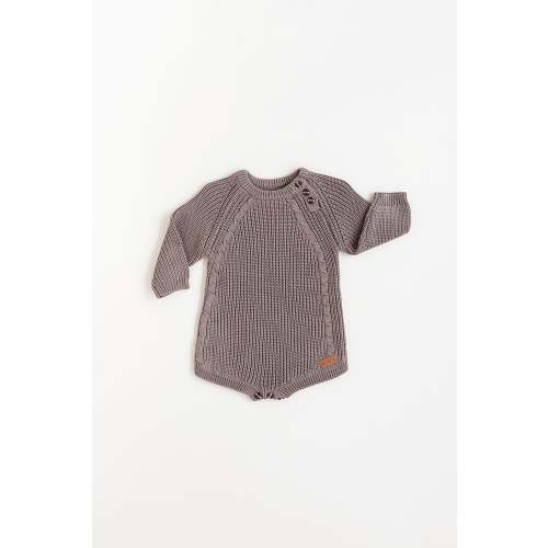 KNIT ONESIE - MOCHA
