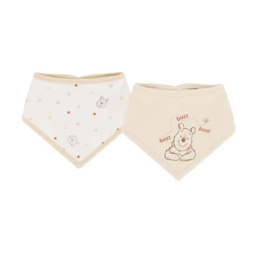 Disney Winnie the Pooh Organic Cotton 2pc Unisex Bib Set