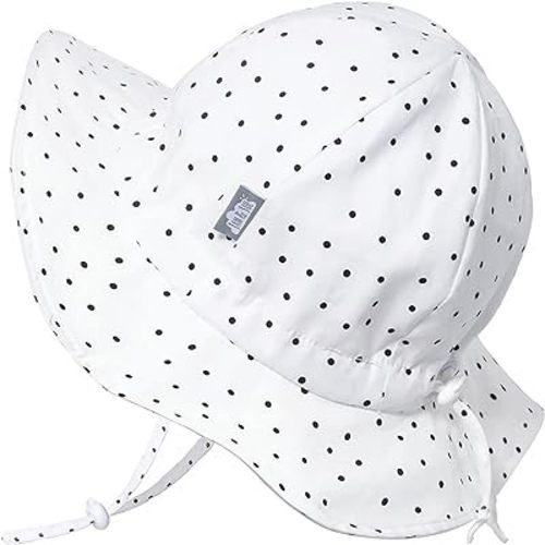 JAN & JUL Adjustable Cotton Floppy Sun Hat with 50+ UPF Protection for Girls