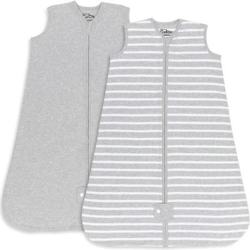 Sleep Bag, Sack for Baby, 2 Pack, Breathable Wearable Blanket by Comfy Cubs, Small - Gray
