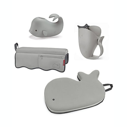 SKIP*HOP® Moby® 4-Piece Bath Time Essentials Kit in Grey