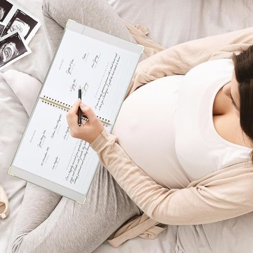 Keepsake Baby Memory Book for Boys and Girls – Timeless First 5 Year Baby Book – Neutral Journal Scrapbook or Photo Album - Record a Milestone for Every Event from Birth to Age 5