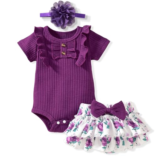 Aalizzwell Newborn Infant Baby Girls Summer Outfit