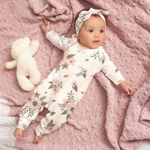 Baby Girl Romper & Headband