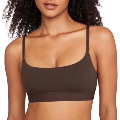 INLYRIC Women's Cotton Bralette - Wireless Unlined Sleep Comfortable Seamless Cami Bra