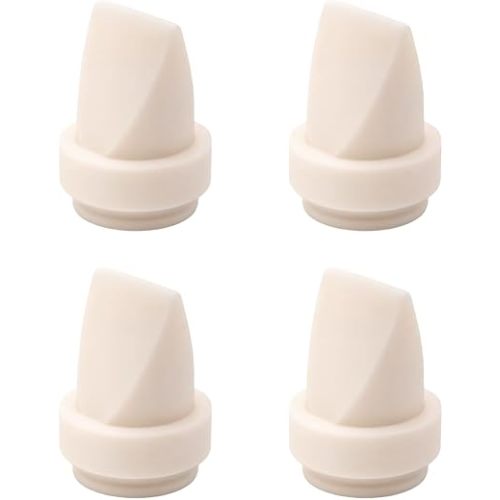eufy Original Duckbill Valves (4-Pack) for Wearable Breast Pump E10/E20/S1/S1 Pro, Leak-Proof and Dust-Proof Breast Pump Replacement Parts