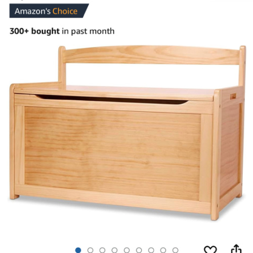 Melissa & Doug® Wooden Toy Chest in