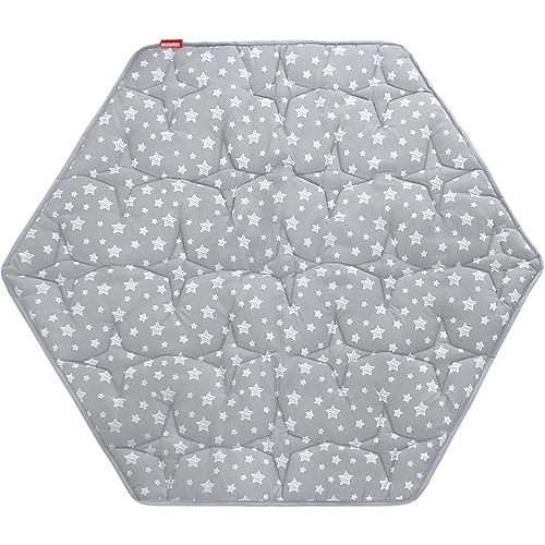 Hexagon Playpen Mat, Baby Playmat Fits Regalo Portable Play Yard 48 Inch and hiccapop 53" PlayPod Playpen, 6 Panel Playpen Mattress Non Slip Pad Mat