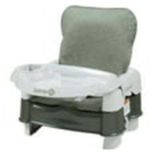 Safety 1st Deluxe 5-in-1 Sit, Snack & Go Convertible Booster Seat, Olive, Toddler