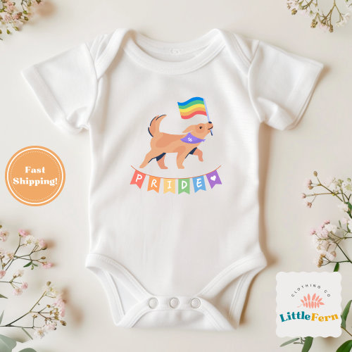 Cute Pride Baby Onesie®- Pride Month Baby Onesie®- LGBTQIA+ Baby Bodysuit - Gift For Newborn - Funny Baby Clothes- Rainbow Newborn Outfit