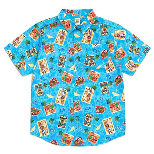 Disney Toy Story Mickey Mouse Cars Nightmare Before Christmas Button Down Shirt Toddler to Big Kid