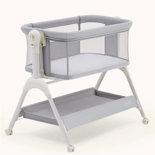 HARPPA Cuddly Sway | 3-in-1 Rocking Baby Bassinet & Bedside Sleeper with Anti-Reflux Mattress for Newborns | Attaches to Bed, Adjustable Height, Tool-Free Setup, Portable Wheels, CPSC Certified, Gentle Rocking Motion | Ideal for Infants, Safe Co-Sleeping