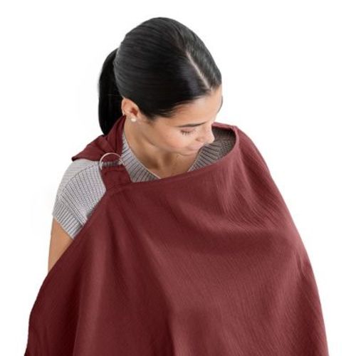 Muslin Nursing Cover - Wine