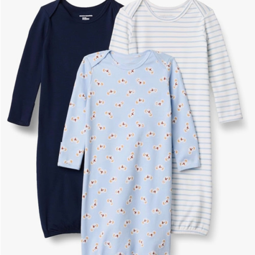 Amazon Essentials Unisex-Baby Long Sleeve Sleeper Cotton Gown