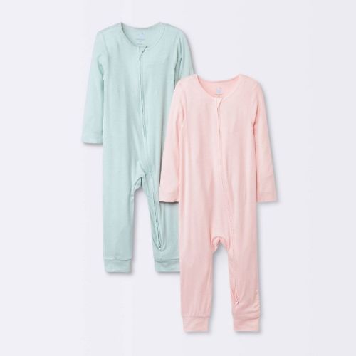 Baby 2pk Premium Modal Romper - Cloud Island™ Pink