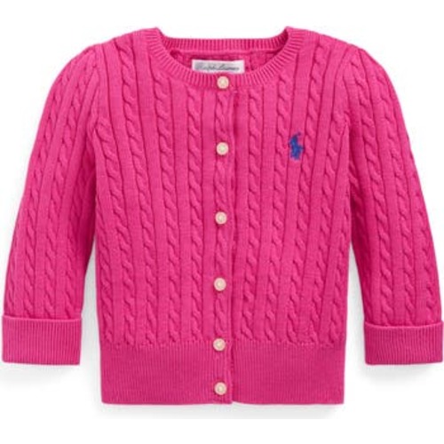 Cotton Mini Cable Cardigan, 6M