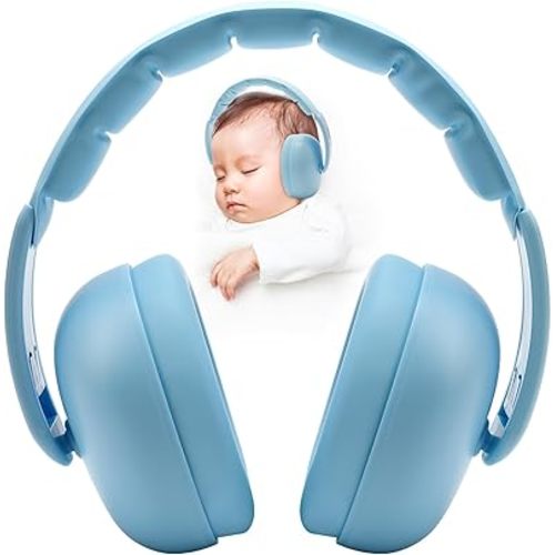 Baby Headphones for Noise - [Upgraded Baby-Friendly Version] Baby Ear Muffs Noise Protection - Baby Noise Cancelling Headphones - Baby Ear Protection for 3 Months to 3 Years