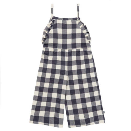 Infant & Toddler Girls Gingham Ruffle Wide Leg Romper