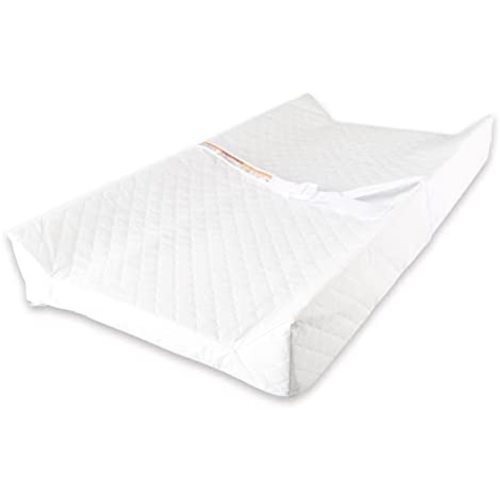 BBjixiang Baby Diaper Changing Table Pad with Waterproof Cover, Contour Changing Pad for Dresser Top