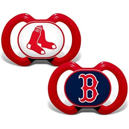 Baby Fanatics Pacifier 2-Pack - MLB Boston Baby FanaticsRed Sox - Officially Licensed League Gear