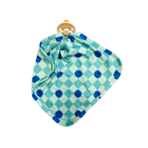 TEAL SMILEY CHECKER | LOVIE