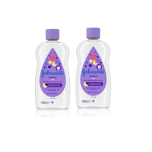 johnson's baby bedtime oil with natural calm aromas (300ml), 2 PACK