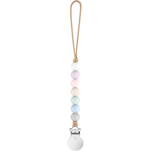 Ryan & Rose Pacifier Clip Georgia - Silicone Pacifier Clip Baby boy Baby Girl Binky paci Clip Baby Pacifier Holder binkie Clip Binky Clips Newborn Baby Care Baby Pacifier Clip (Grace)