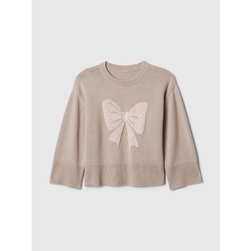 babyGap 24/7 Split-Hem Sweater in quail brown, size: 12-18 M