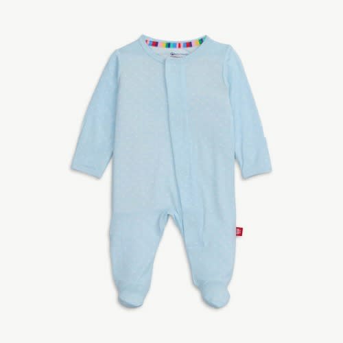 Pin Dot Blue Modal Footie – Magnetic Me