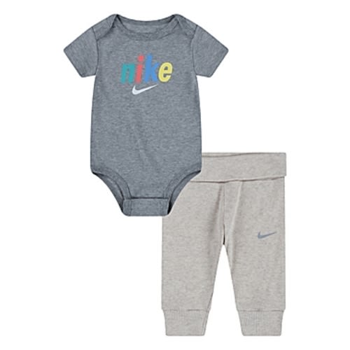 Nike®  - 3 Months 2-Piece Bodysuit and Pant Set in  - Grey/yellow