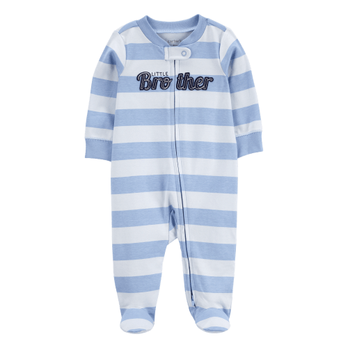 Baby Little Brother 2-Way Zip Cotton Sleep & Play Pajamas - Carter's | Carter's