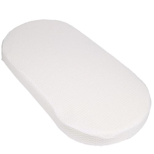 Mecc ecoh Baby Bassinet Mattress, 100% Breathable Cover, Water-Resistant Lining, Oval 30"x15"x2" Fit for Safety 1st/ Delta Children Slumber/Baby Delight Go with Me Slumber Rockin and Moses Basket