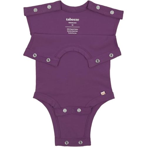 Bottom-Up Baby Bodysuit, Onesie with Top Snaps, As Seen on Shark Tank, 100% GOTS Organic Cotton, Boy/Girl Clothes