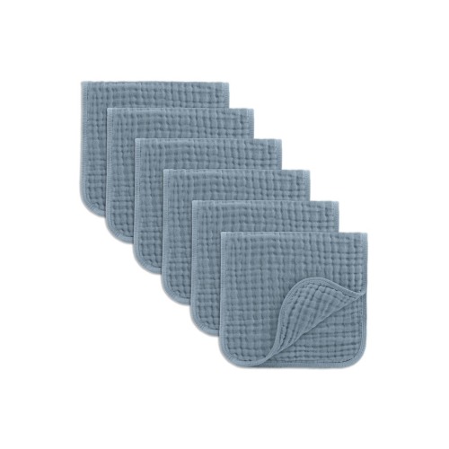 Muslin Burp Cloths - Pack of 6