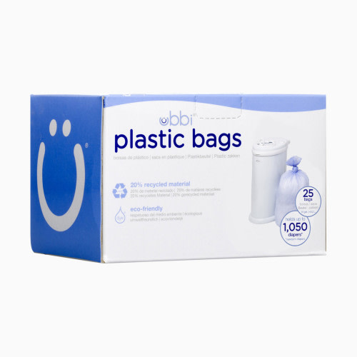 Diaper Pail Bags - White