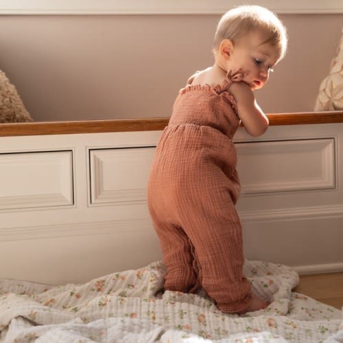 essentials cotton muslin blanket