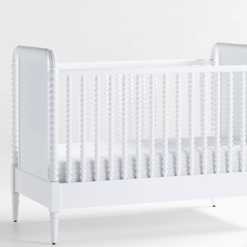 Jenny Lind Heirloom White Wood Convertible Baby Crib