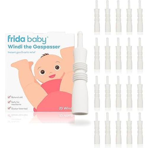 Frida Baby Windi Gas Passer | Baby Gas Relief and Colic Baby Relief, Baby Constipation Relief | 10 Count (Pack of 2)