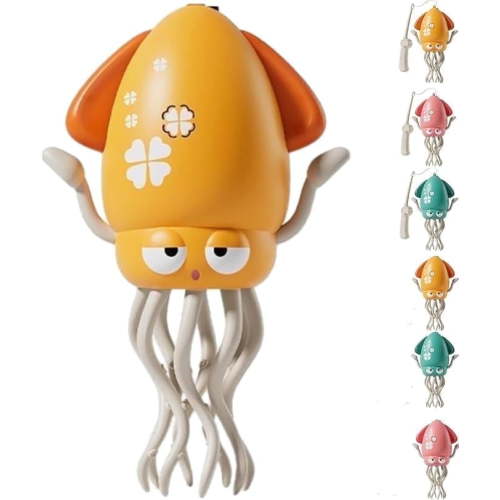 Dancing Octopus Toy: Electric, Crawling, Sensory, Gifts Yellow