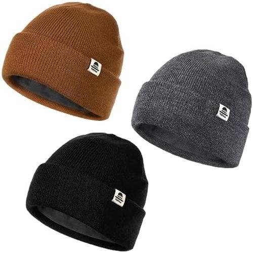 FURTALK Baby Beanie Fleece Lined Toddler Winter Hat Boys Girls Knit Warm Beanies Kids Ski Hats for 0-8 Years