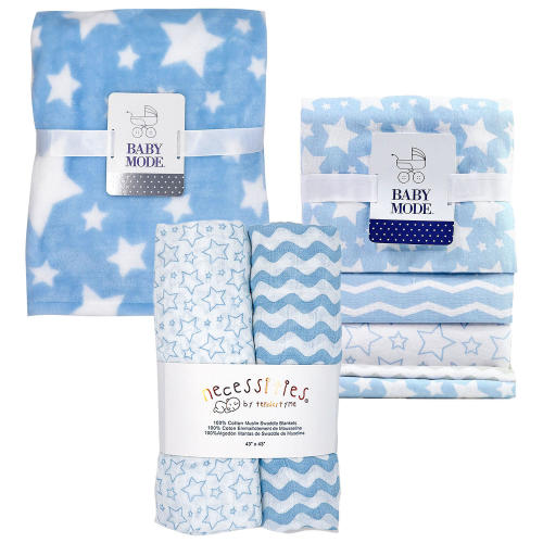 Baby Mode 7 Piece Baby Blanket Bundle, Choose Color - Sam's Club
